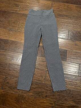 Jules & Leopold Geometric Starburst Print Ankle Pants Size Small